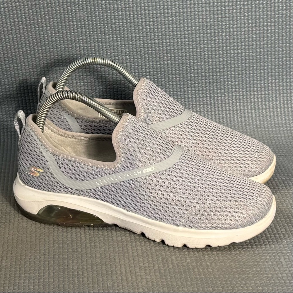 Skechers Go Walk Air-Twirl Women's Slip On Loafers Shoes 124073 Gray Size 7‎